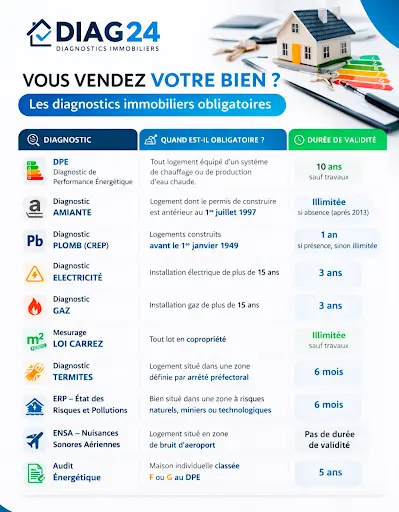 diagnostics vente obligatoires